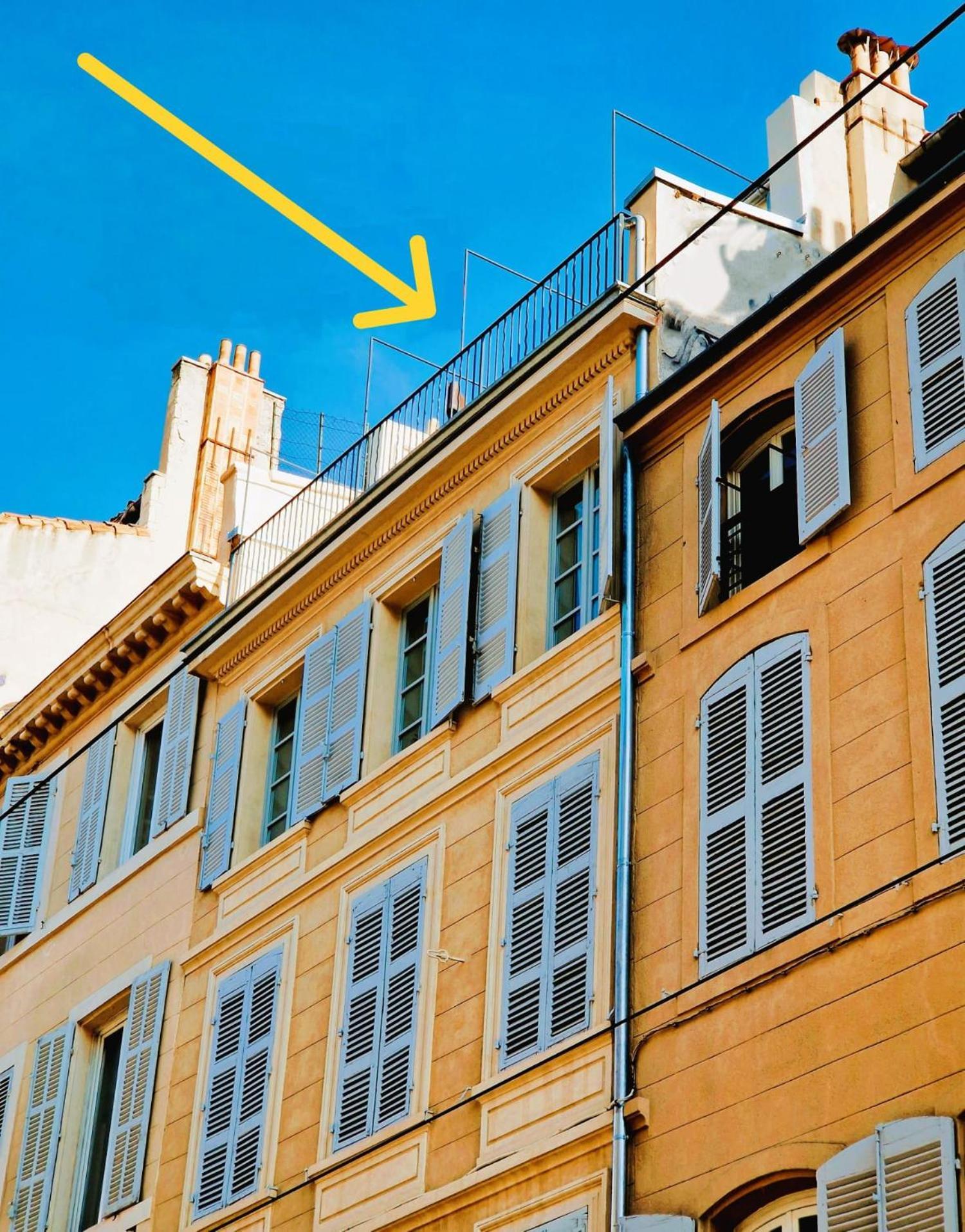Terrasse - Hyper Centre - 2 Chambres - Parking Gratuit - Calme & Lumineux - Arrivee Autonome Marseille Bagian luar foto