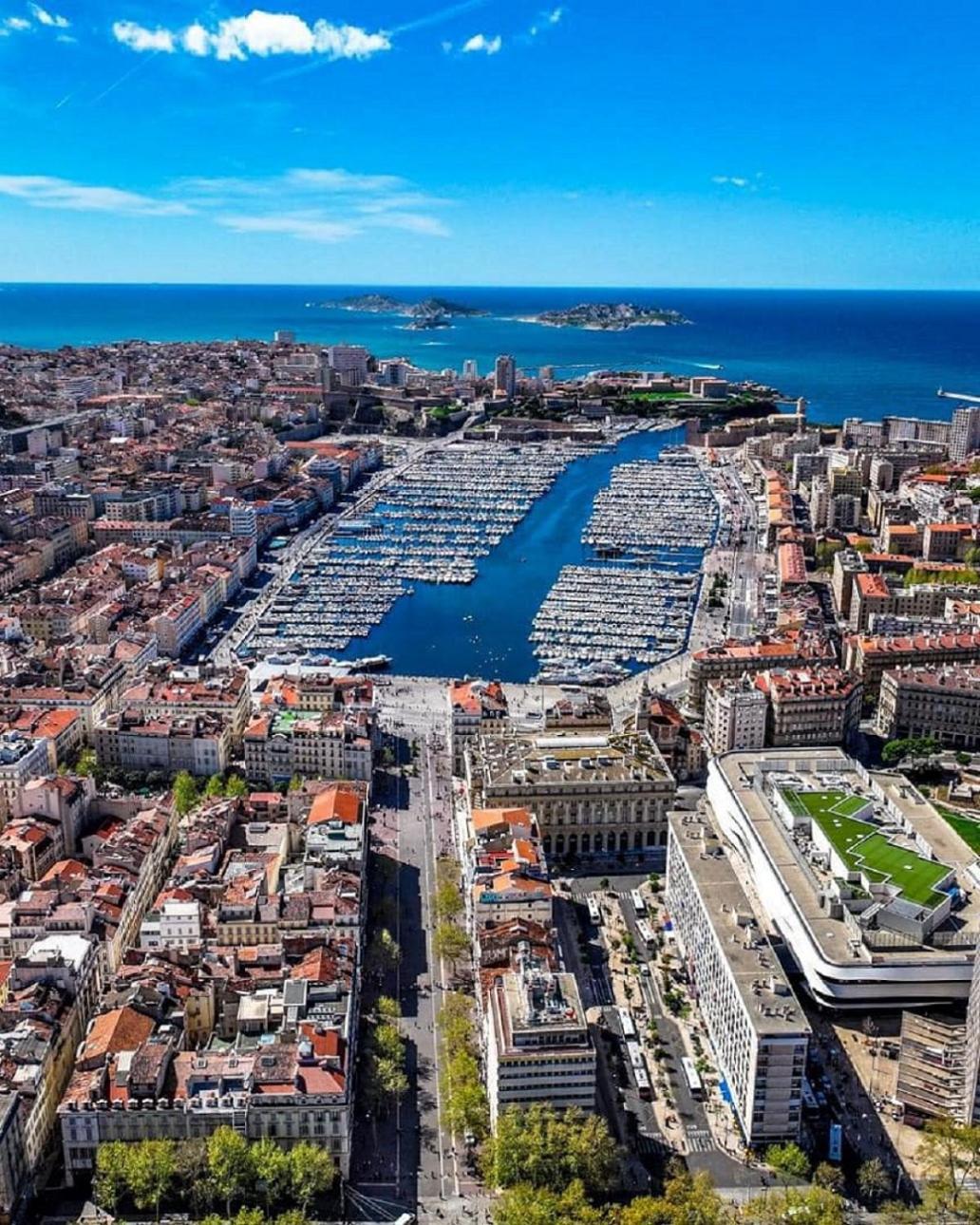 Terrasse - Hyper Centre - 2 Chambres - Parking Gratuit - Calme & Lumineux - Arrivee Autonome Marseille Bagian luar foto